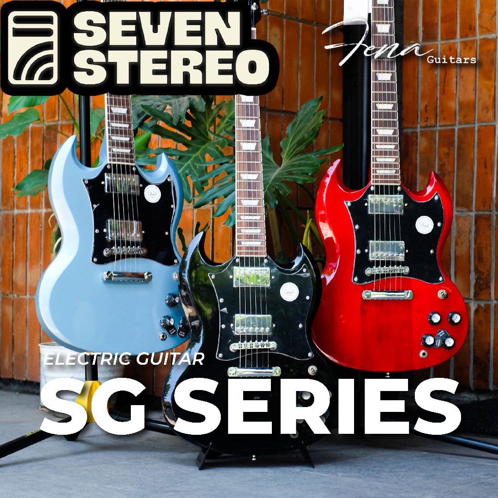 FENA GUITARS SG series electric gitar elektrik guitar model SG bukan epiphone Gibson