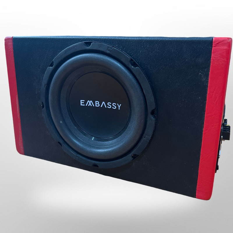 Paket Subwoofer Aktif Embassy include box subwoofer 8,10,12 inch Tinggal pasang