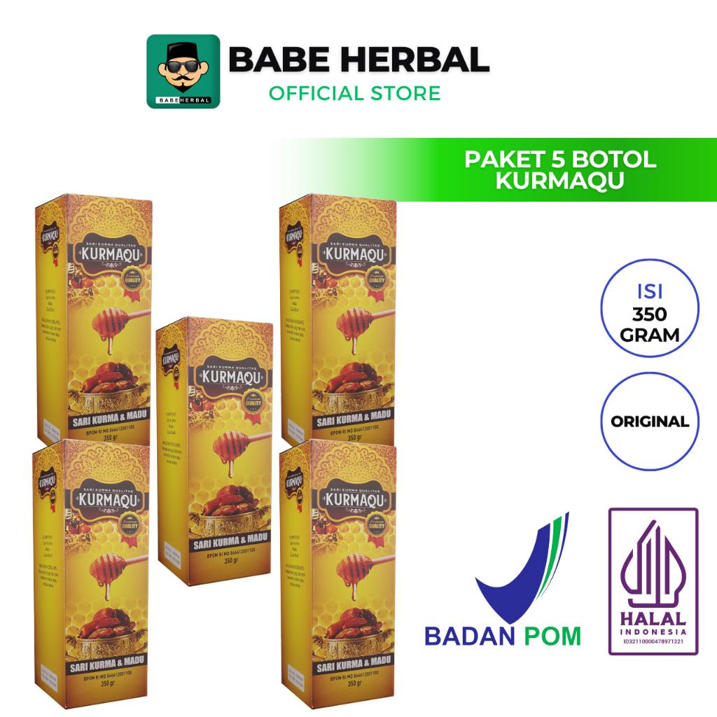 

Paket 5 Botol Kurmaqu Sari Kurma Plus Madu