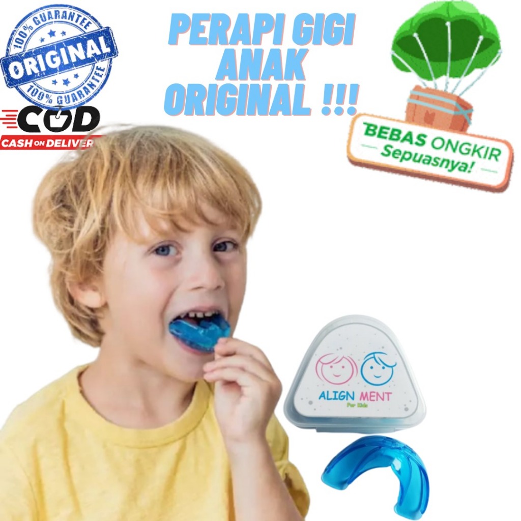 behel gigi anak silikon perapi gigi anak original untuk memperbaiki gigi tonggos gingsul renggang