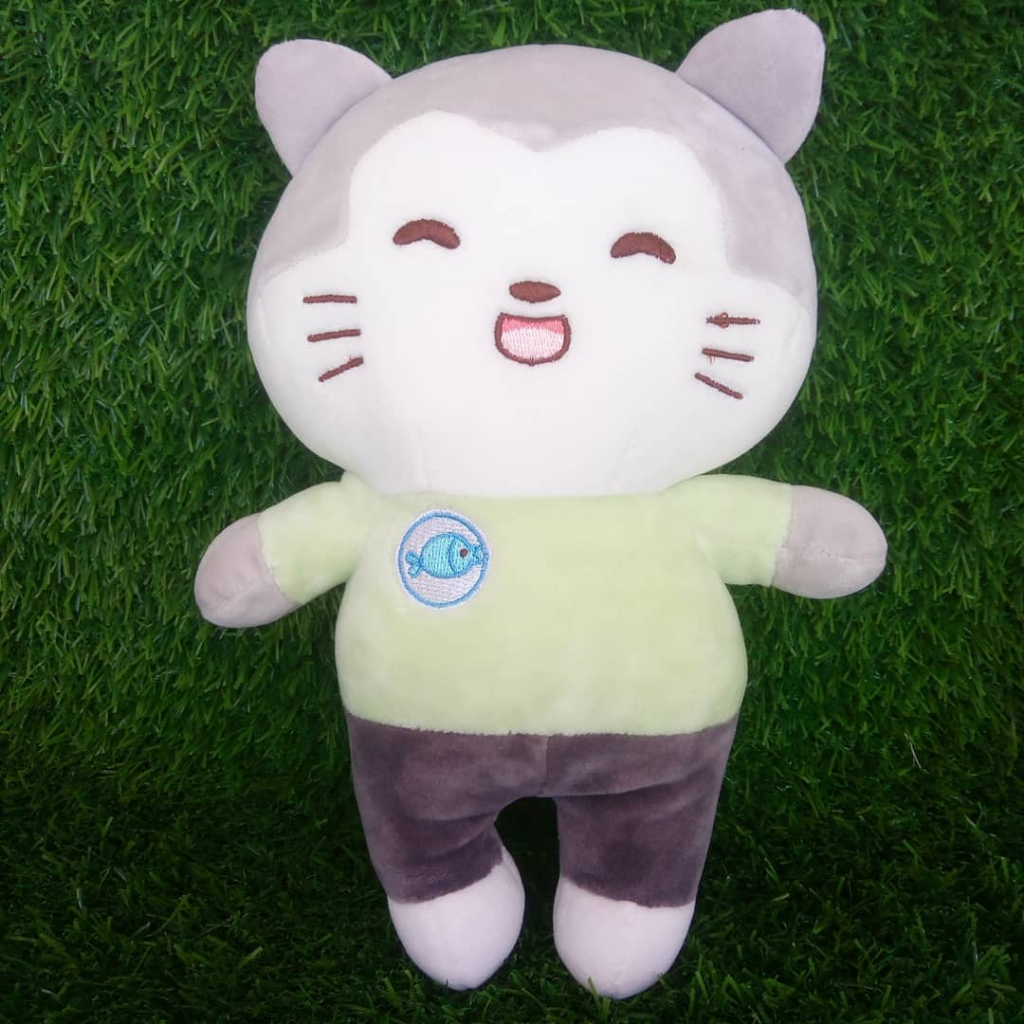 Boneka kucing lucu imut preloved