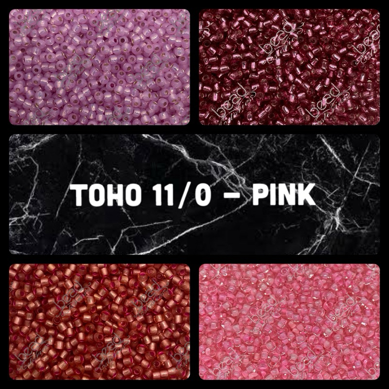 Toho Round Beads 11/0 (Pink)