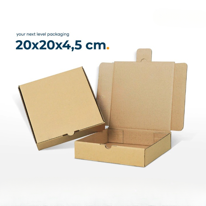 

(10 pcs) Box Hijab 20x20x4cm Kardus Packaging Souvenir Dus Kotak Kado Coklat