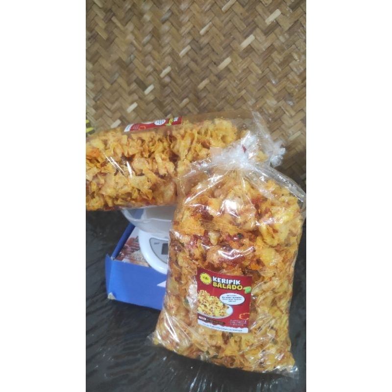 

Keripik Balado 1 kg keripik singkong original Amai Munas