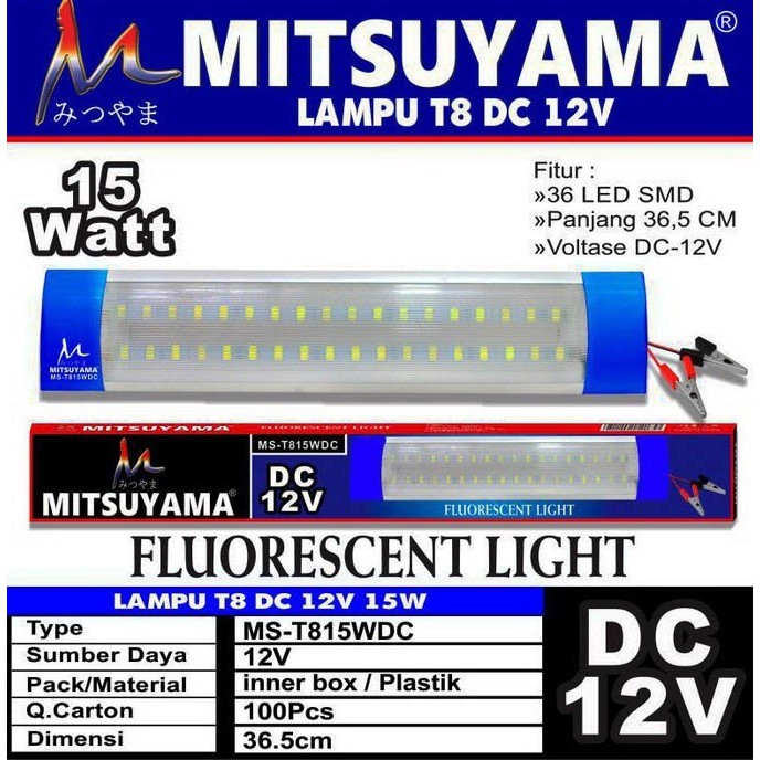 Lampu DC LED Mitsuyama DC 12v 15Watt Mitsuyama