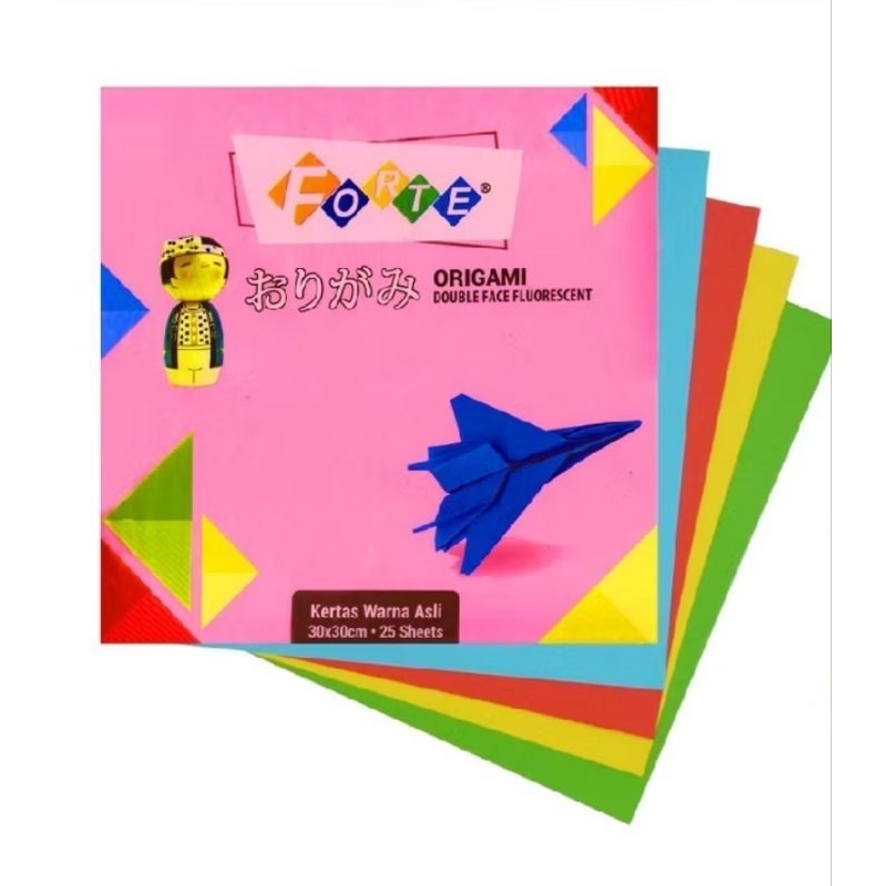 Forte Origami 30x30 - Kertas Origami 2 Sisi
