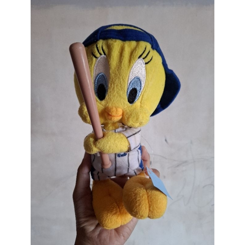 Boneka Karakter Tweety Baseball / Tweety Original / Tweety Rare