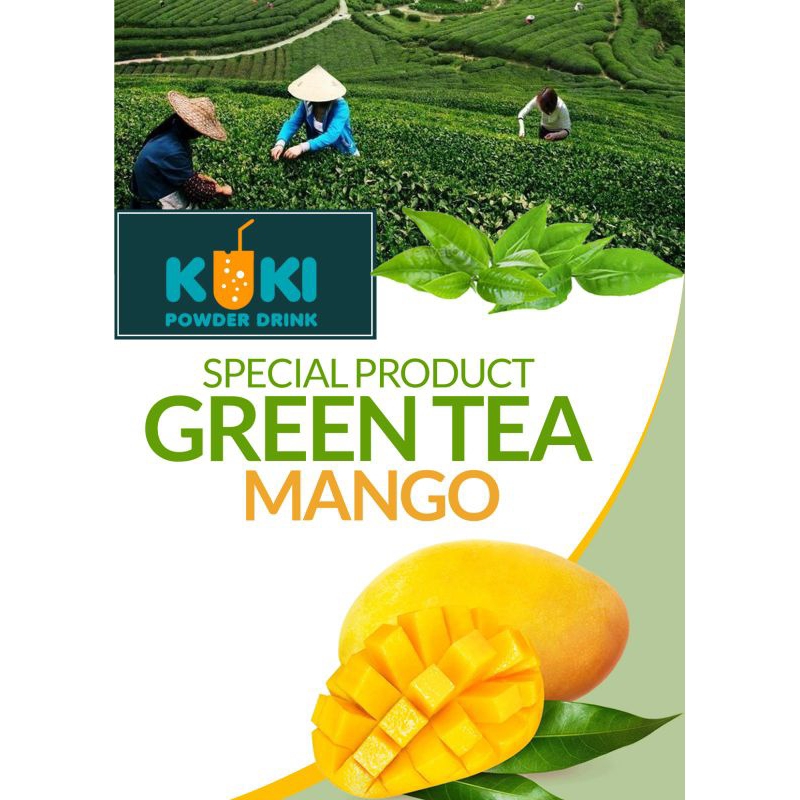 

Mango Green Tea BuBuk Minuman Premium 1kg Halal