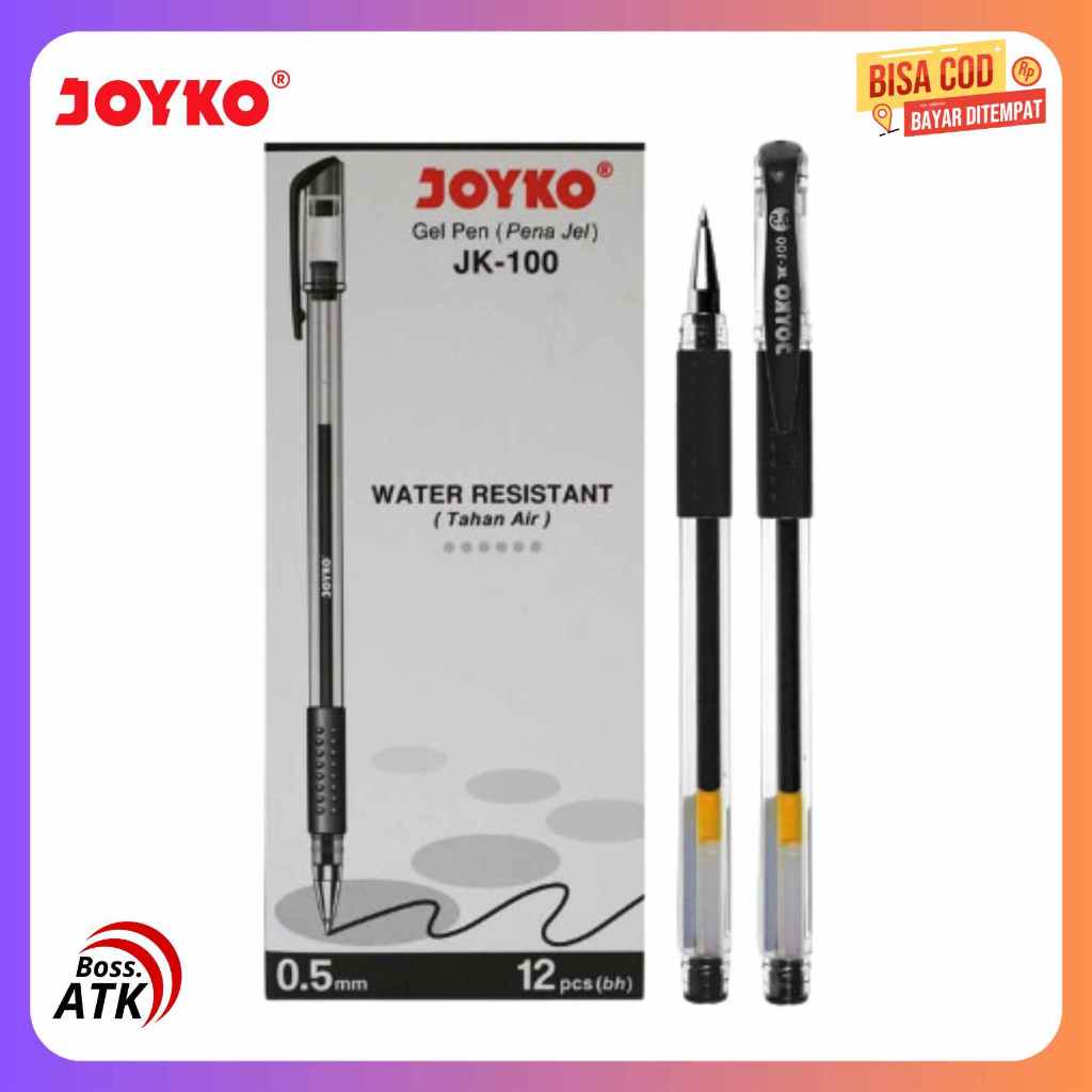 

Pen Bolpen Gel JK-100NT Joyko Harga 1 Pcs