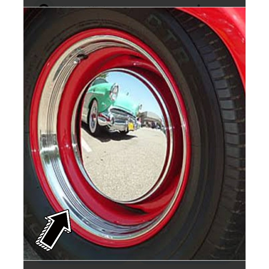 Ring beauty dop velg kaleng besi rims beauty R12 Wuling Ev Ceria Carry Vespa Fiat Minicoper