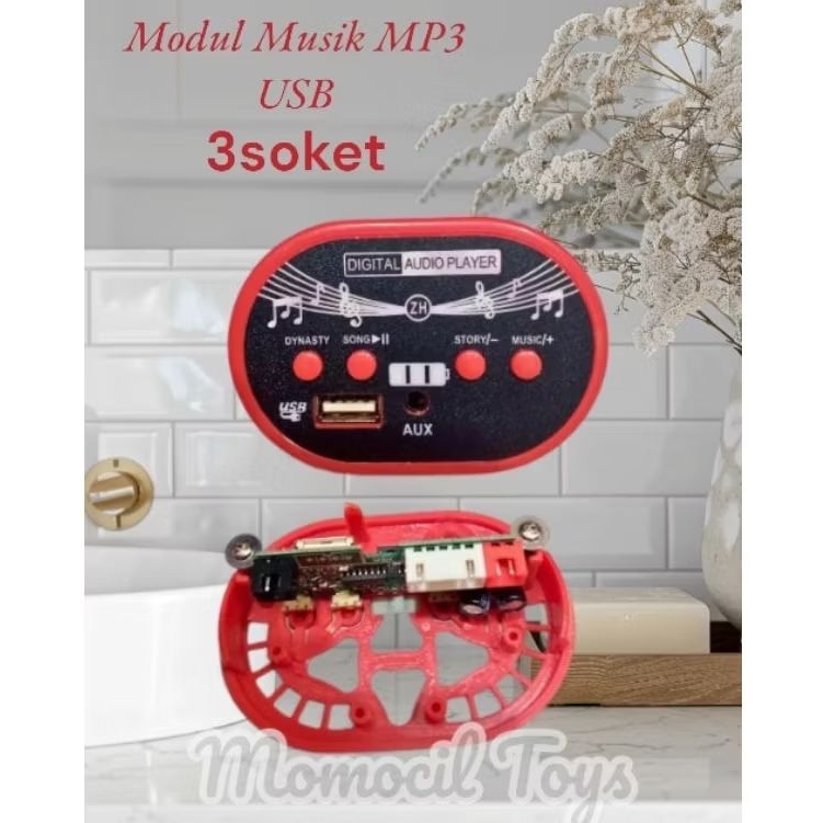 Modul Musik Mp3 USB Mobil Aki Mainan