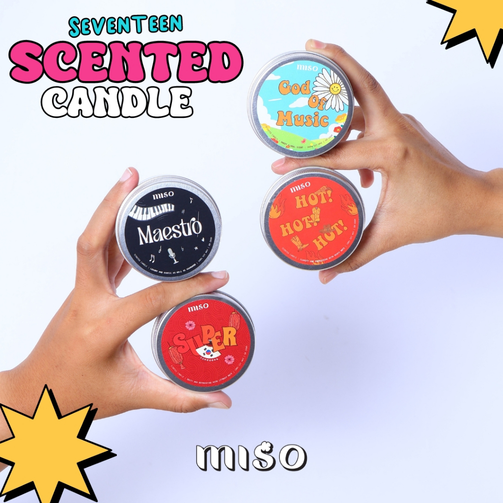 Seventeen Scented Candle / Scented Candle / Lilin Aroma Terapi Seventeen / Lilin Seventeen Aroma Ter
