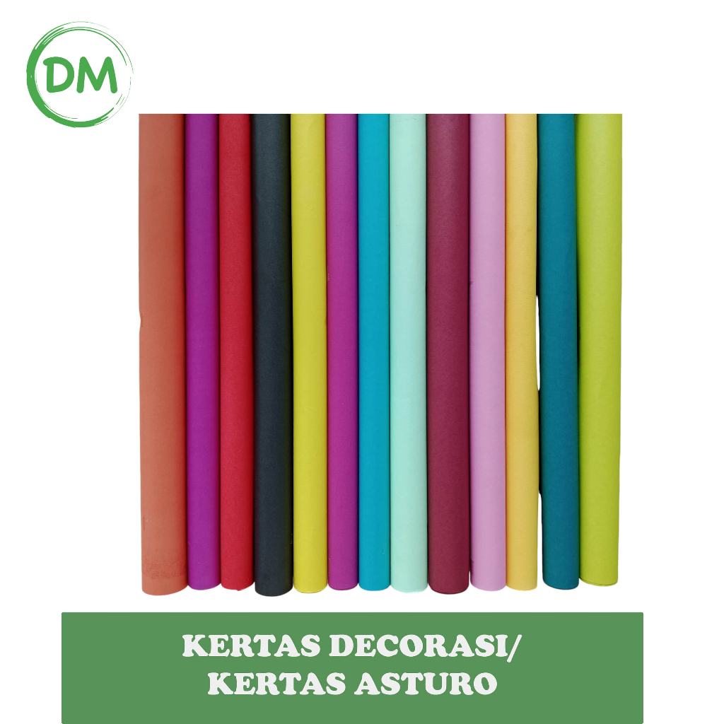 

DM- KERTAS ASTURO / KERTAS DECORASI POLOS (per 5 LEMBAR)