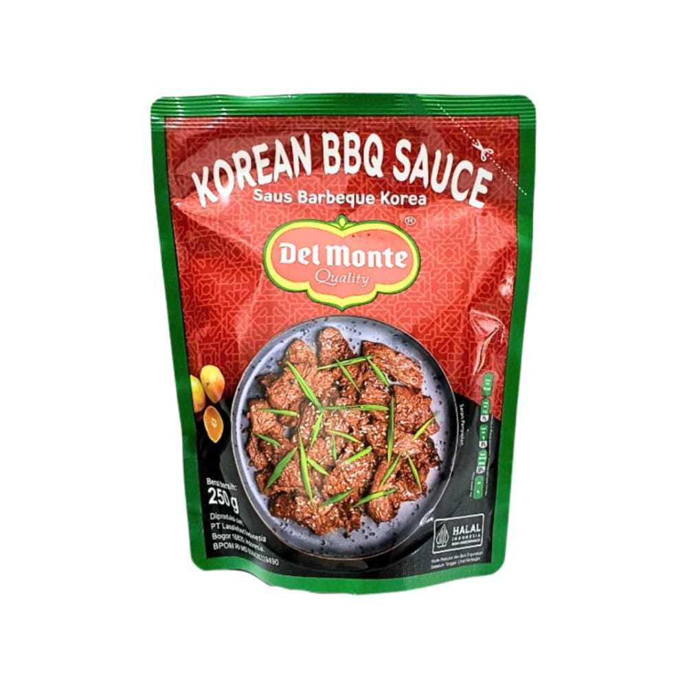 

Delmonte Korean BBQ Sauce 250gr / Del Monte Barbeque Korea HALAL