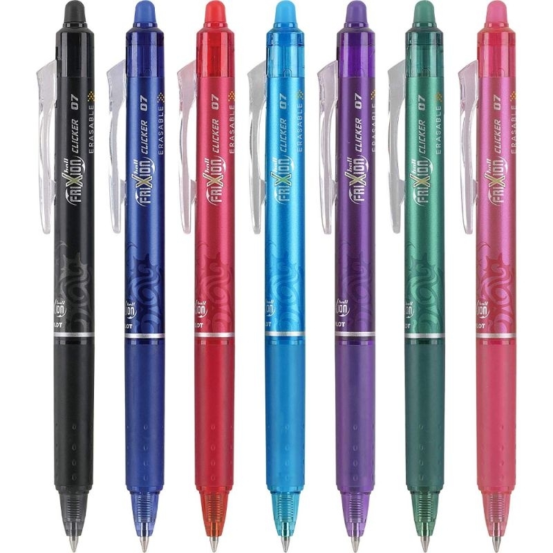 

BOLPEN PILOT FRIXION CLICKER ( BLRT - FR 5/7) ERASABLE REFILABLE (PCS)