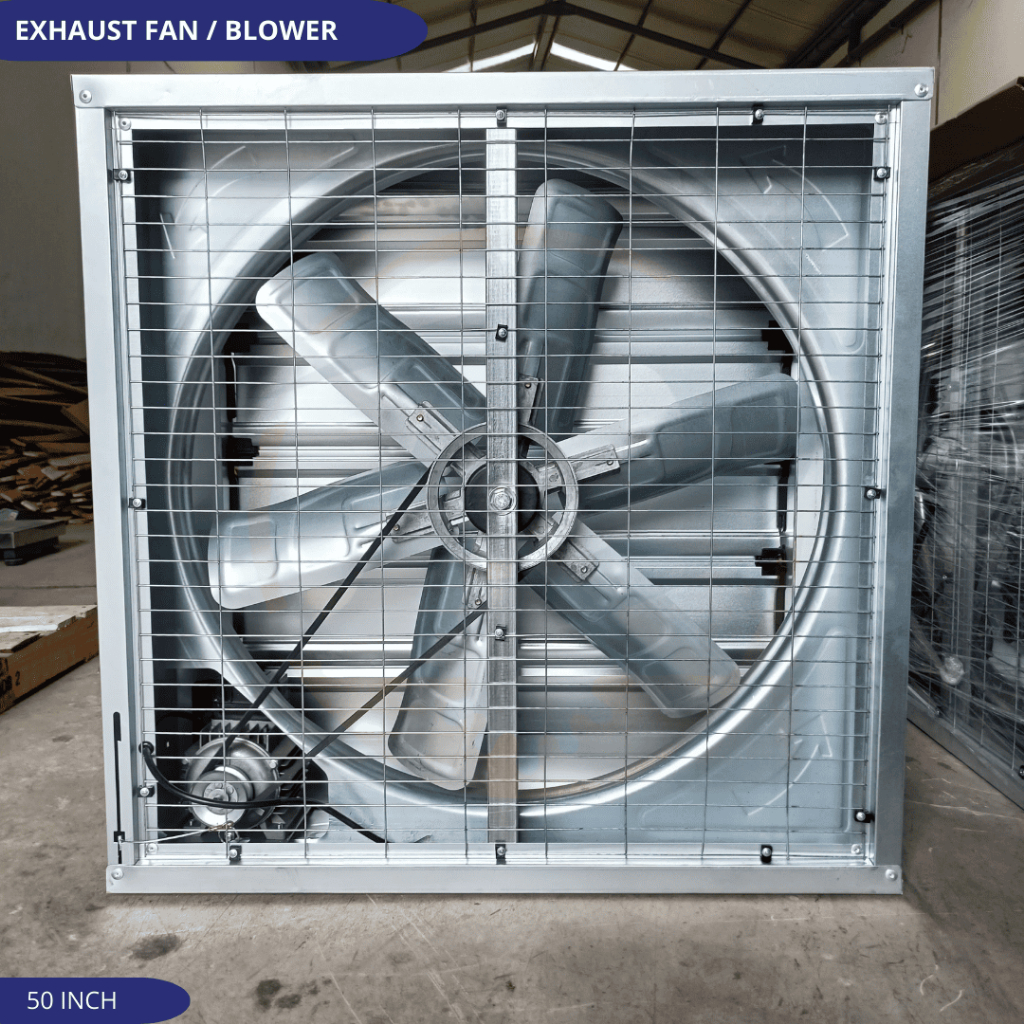 Blower Kipas Exhaust Fan 50 inch untuk Kandang Ayam close house | Industri | Gudang