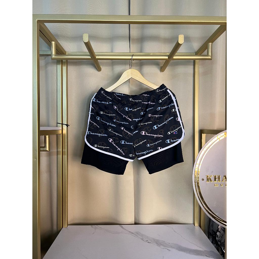 Celana Pendek running full print Champion Original 100%