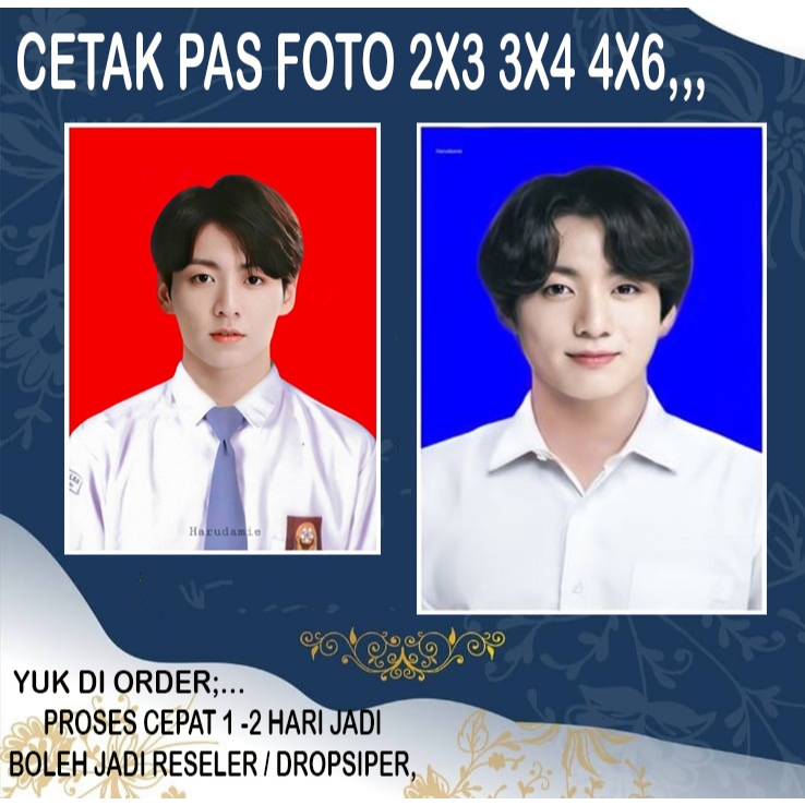CETAK PAS FOTO FRE EDIT UK 2x3,3x4,4x6 / POLAROID,  PO CEPAT