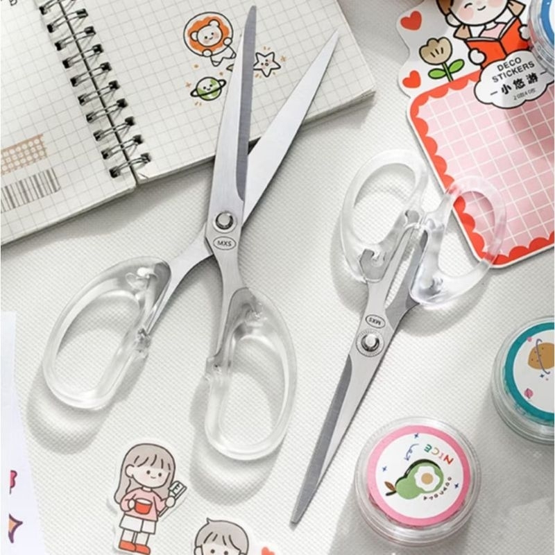 

GUNTING TRANSPARAN TAJAM 3 UKURAN BESAR SEDANG KECIL