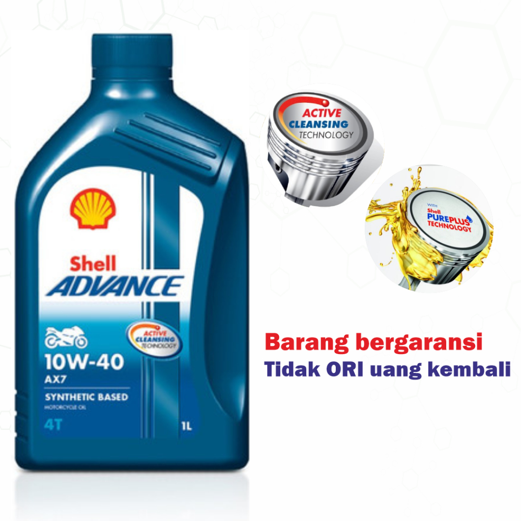 SHELL ADVANCE AX7 1LITER 10W-40