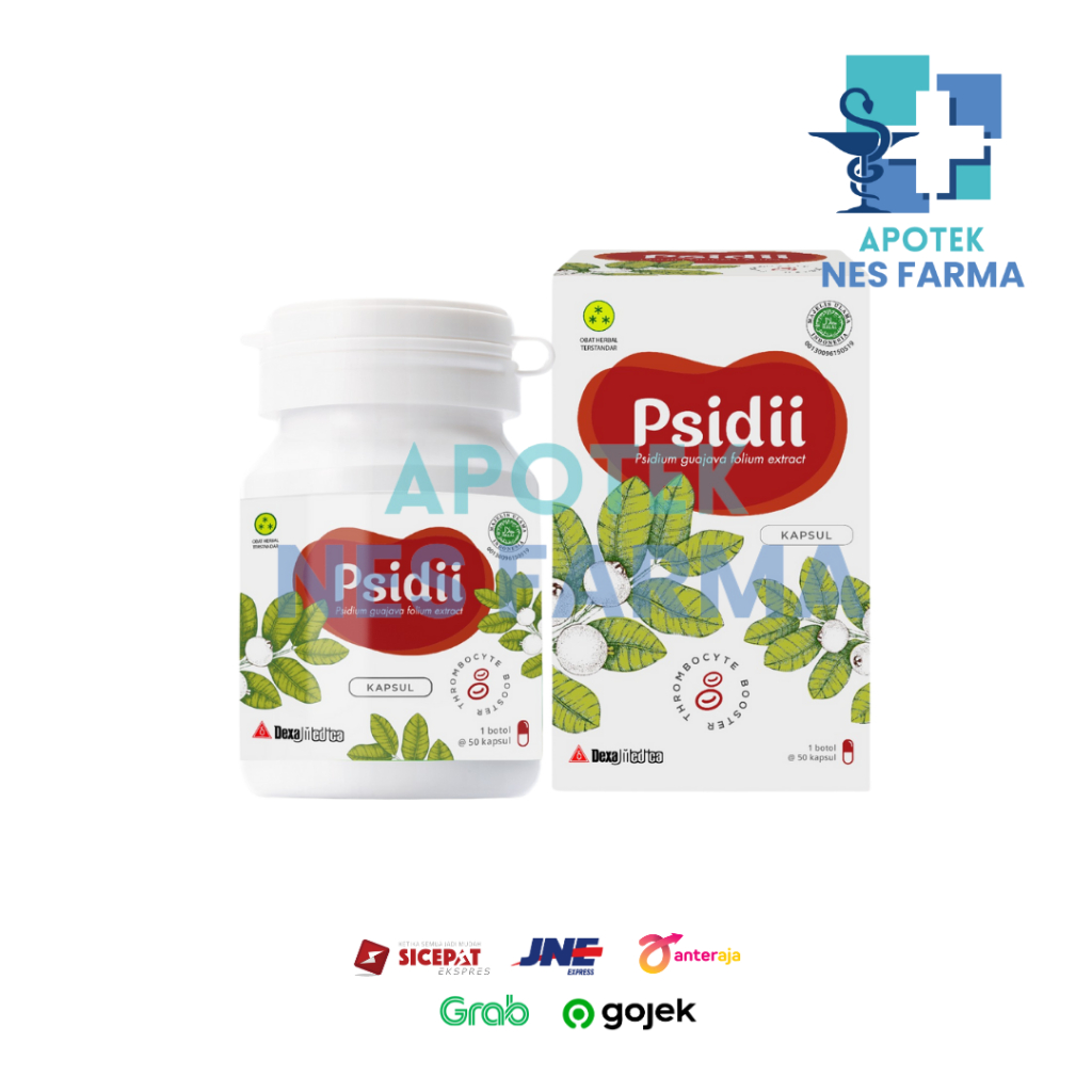 Psidii 50mg Meningkatkan Trombosit - 50 Kapsul