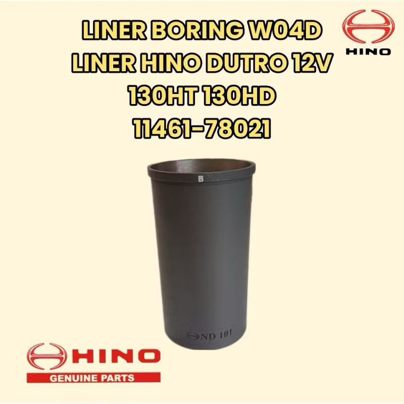 LINER BORING DYNA 12V HINO DUTRO 130HT 130HD 11462-E0170 ENGINE W04D