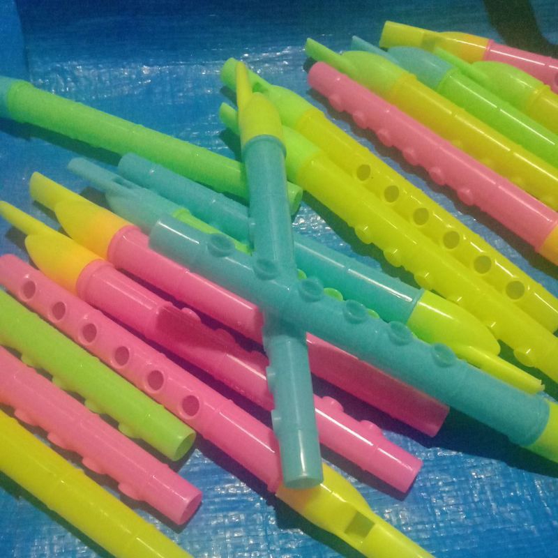 Seruling Plastik mainan anak murah