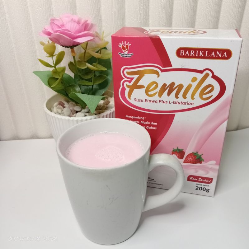 

FEMILE 200GR SUSU KAMBING ETAWA PLUS L-GLUTATION