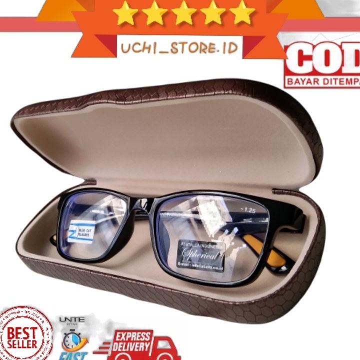 KILAT ABIEZZ KACAMATA 5 sd 8 MINUS RABUN JAUH LENSA BLUE CUT PRIA WANITA