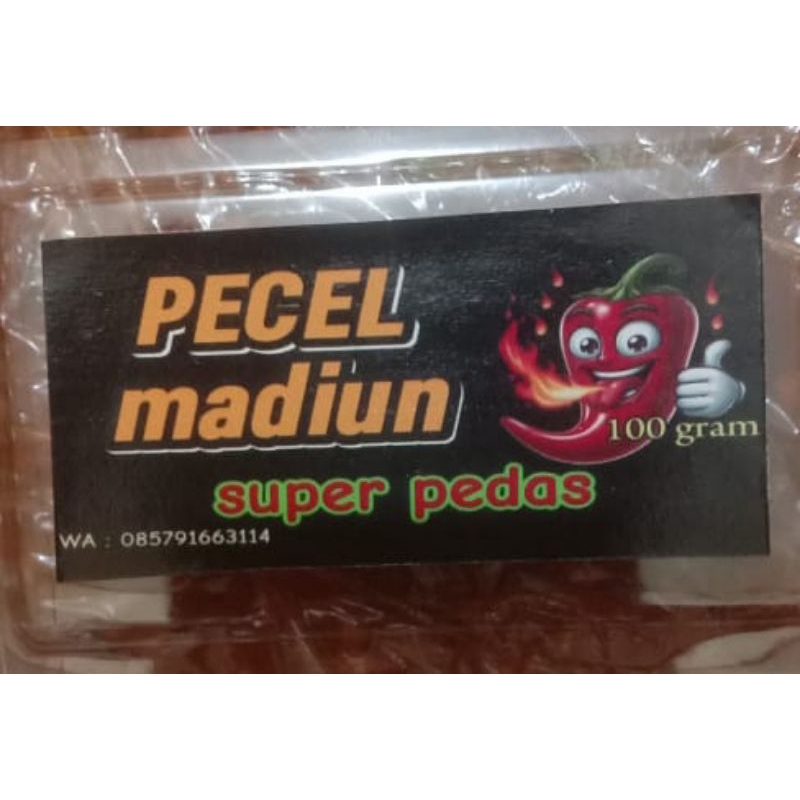 

pecel madiun super pedas-pedas sedang