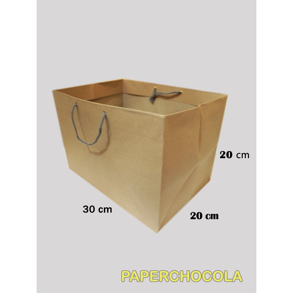 

Paper bag 30x20x20 (PxLxT) paperbag untuk Box DONAT ISI 6