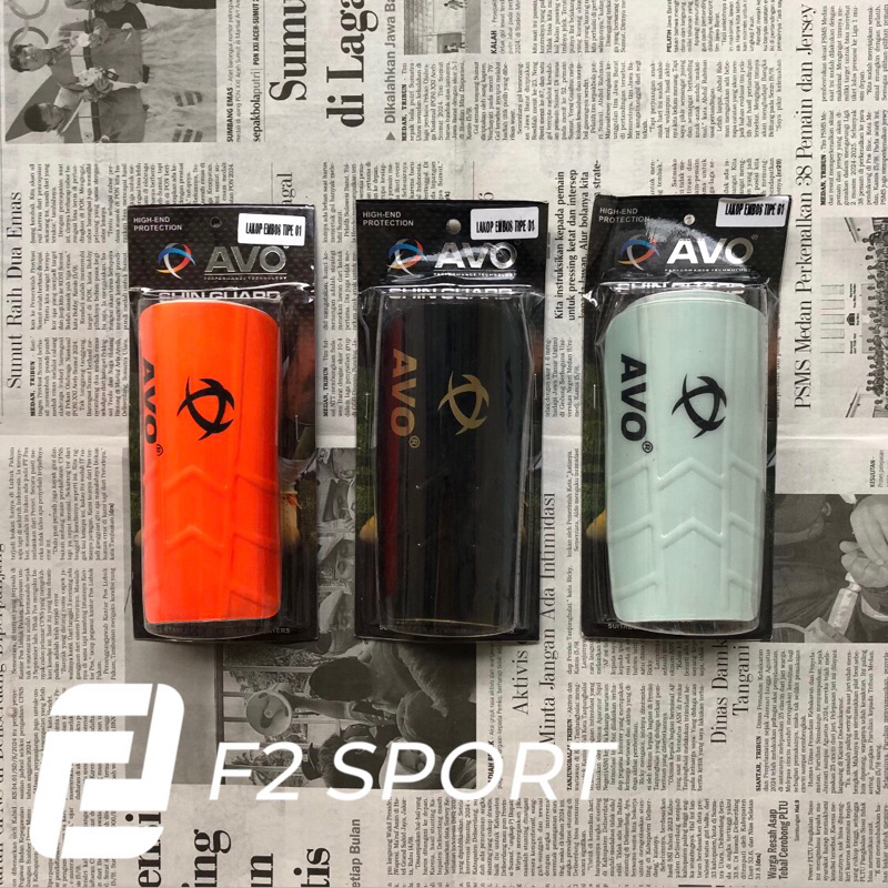 Deker Kaki/Shinguard/Lakop Sepak Bola Futsal Embos Timbul AVO ORI DEKER AVO ORIGINAL