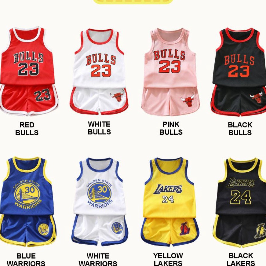 Mega Setelan Baju Anak 16 Tahun Perempuan Laki Laki Jersey Basket Sporty Premium