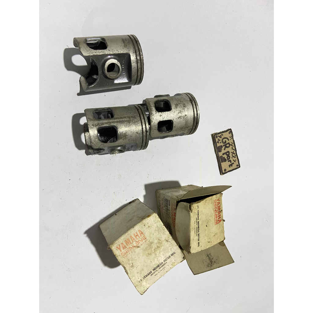 Piston Seher RXS RX Spesial OS STD 100 NOS Original Yamaha bungkus Putih