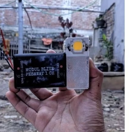 MODUL Blitz 1 CH, LAMPU ROTARY BLITZ PESAWAT LAMPU RAKITAN 12/24 VOLT
