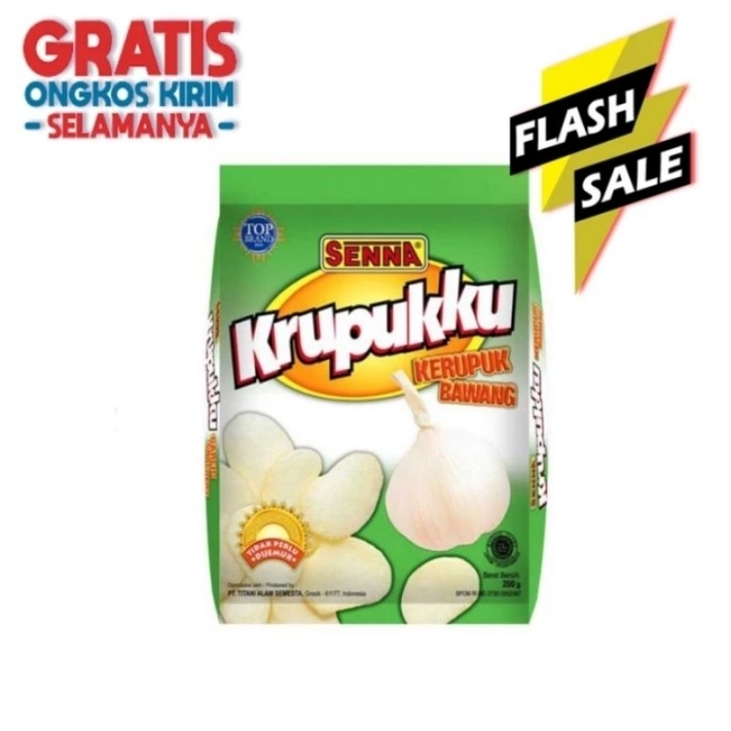 

Senna Krupukku Kerupuk Bawang 250 gr / Kerupuk Bawang Senna Krupukku 250 gr