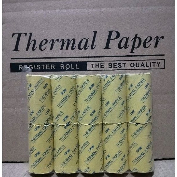 

kertas thermal termurah 58x30mm (isi 10 pcs)