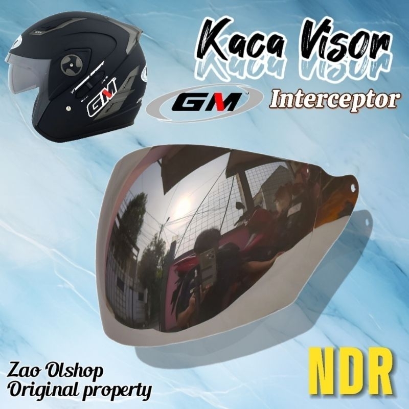 Kaca Helm Visor Helm GM Interceptor/ Visor GM INTERCEPTOR