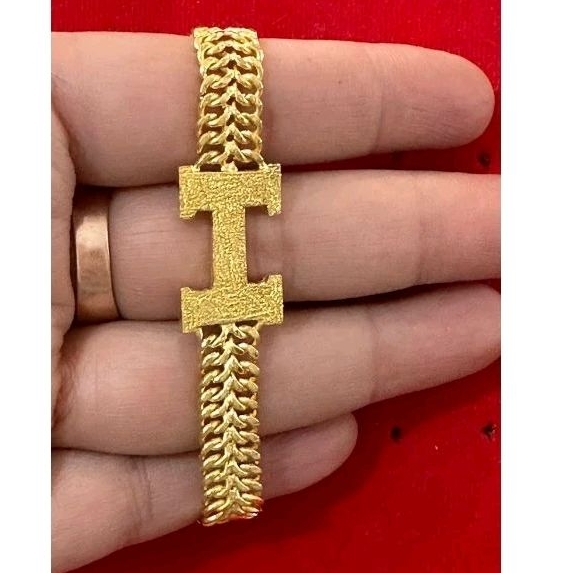 gelang canel emas 24k london 99,99