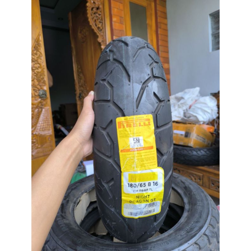 BAN LUAR MURAH PIRELLI 180/65-16 TUBELESS NIGHT DRAGON 180 65 RING 16 CUCI GUDANG