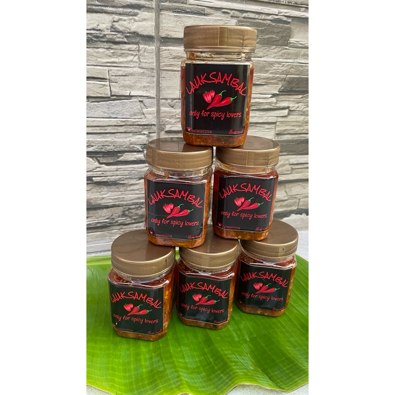 

( BISA COD ) Lauk sambal || Sambal Baby Cumi || 150gr