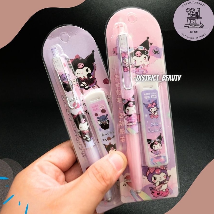 

KUALITAS TAK TERTANDINGI PENSIL CETEK KUROMI FREE REFILL PENSIL MEKANIK KUROMI SANRIO LUCU TERMURAH