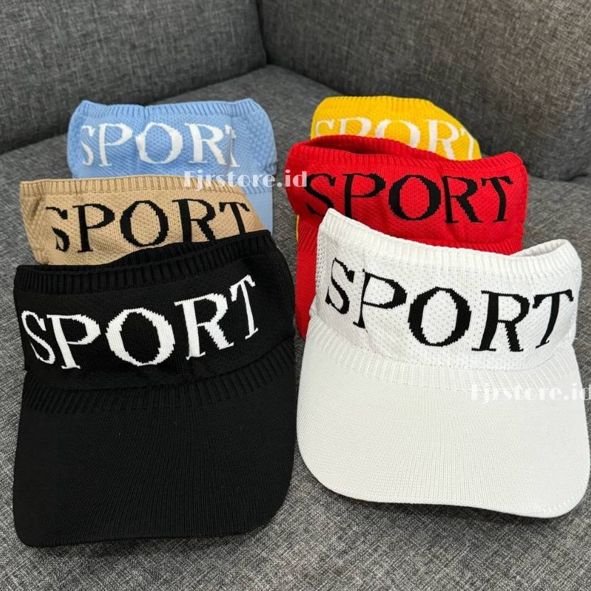 Ekstra Topi Olaraga Sport Wanita Pria Topi Golf Topi Sepeda Pantai Lari Tenis Hijab Topi Senam Zumba