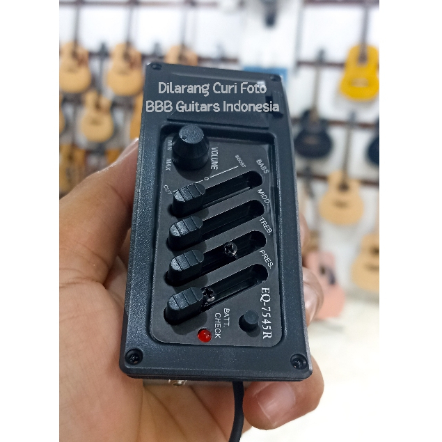COD Preamp Gitar Akustik Elektrik EQ Gitar Preamp Untuk Akustik Elektrik
