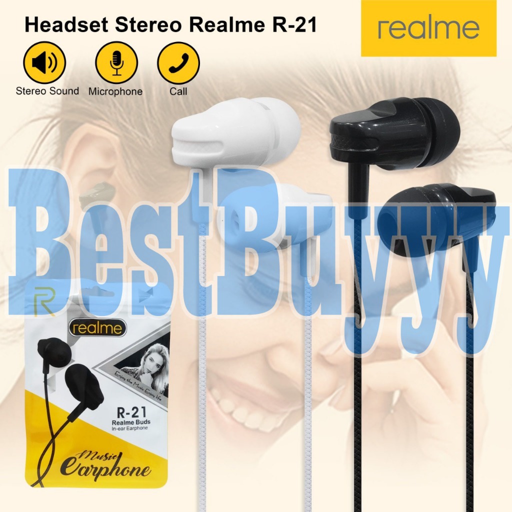 BestBuyyy HEADSET/HF/HANSFREE REALME MA-10/HM-12/R24/R34/R33/R24/R31