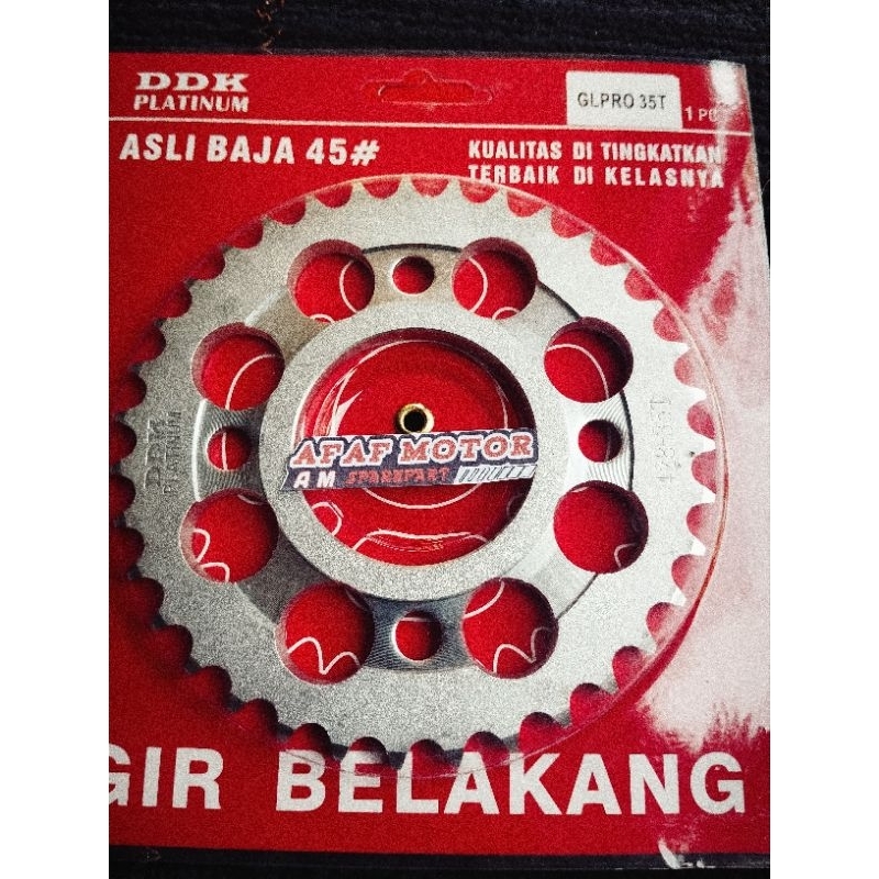 gear Gir Belakang Honda GL Pro GL Max kualitas baja 35T sss
