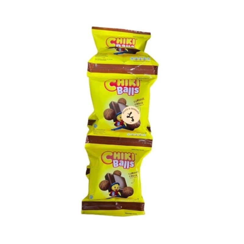 

SNACK CHIKI BALLS CHOCOLATE 1 renceng isi 10 pc