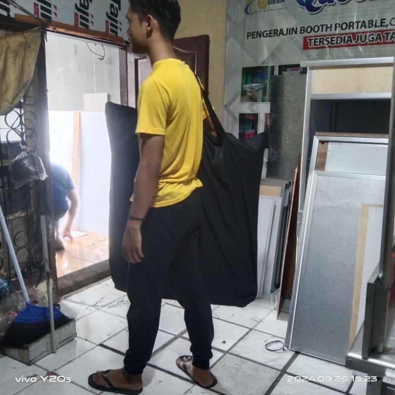 Promo Terbaru Tas Booth Portable Dengan Meja Lipat Dan Resleting