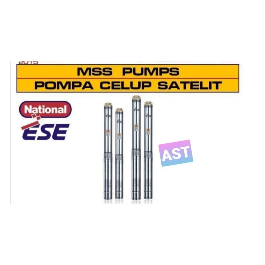 POMPA AIR SATELIT SUBMERSIBLE PUMP 4" SPK 1.5 HP / NATIONAL ESE