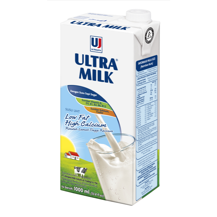 

ultra low fat susu uht plain 1000ml